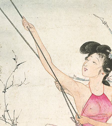墨玉县-胡也佛的仕女画和最知名的金瓶梅秘戏图